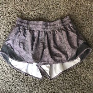 Grey Lulu athletic shorts